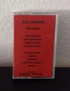 BOLT THROWER War Master Promo Cassette Tape!! Rare Original realm of chaos lp cd - Picture 1 of 3