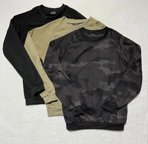 Real Essentials 3 Pack Sweatshirts Boy’s XL Fleece Crew Neck Long Sleeve NWT - Picture 1 of 7