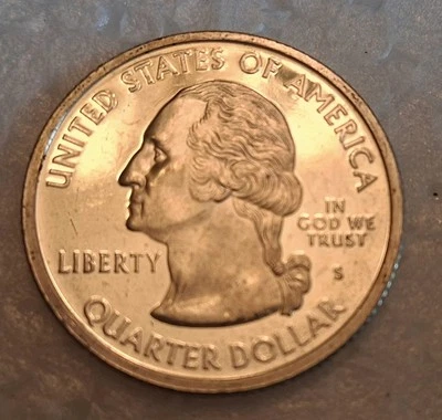 2000-S South Carolina Statehood Quarter 90% Silver Uncirculated Mirror Finish - Image 1 of 2