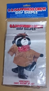 Vintage SS Happiness Crew "Wrecker" Raccoon Stuffed Animal Daniel Boone Outfit - Picture 1 of 2
