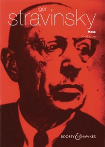 Igor Stravinsky Mass Vocal Score Mixed Chorus Double Wind Piano Sheet Music Book - Picture 1 of 1