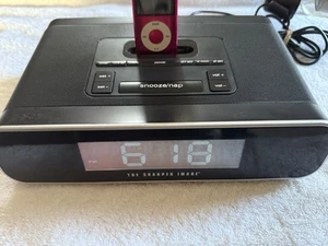 The Sharper Image EC-B145 Ipod/iPhone Alarm Clock Dock Tested and Working - Picture 1 of 8