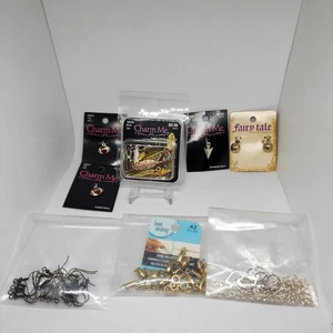 lot Of Jewelry Making Supplies,jump Rings,lobster Clasps,bracelets Etc.. - Picture 1 of 6