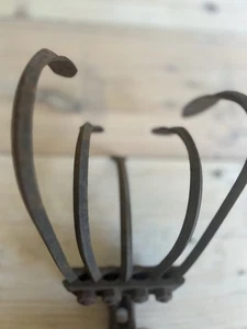 Vintage 5 Zinken Grubber ZUGHACKE Bauernhof Garten Werkzeug antik verstellbar Kralle - Bild 1 von 8