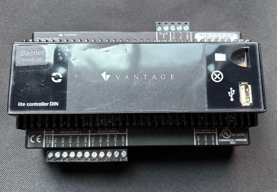 Vantage InFusion II - IC-DIN-II-LITE Lighting Processor DC 4.10 - Free Shipping - Image 1 of 1