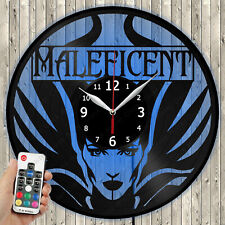 LED Vinyl Clock Maleficent LED Light Vinyl Record Wall Clock LED Wall Clock 1199