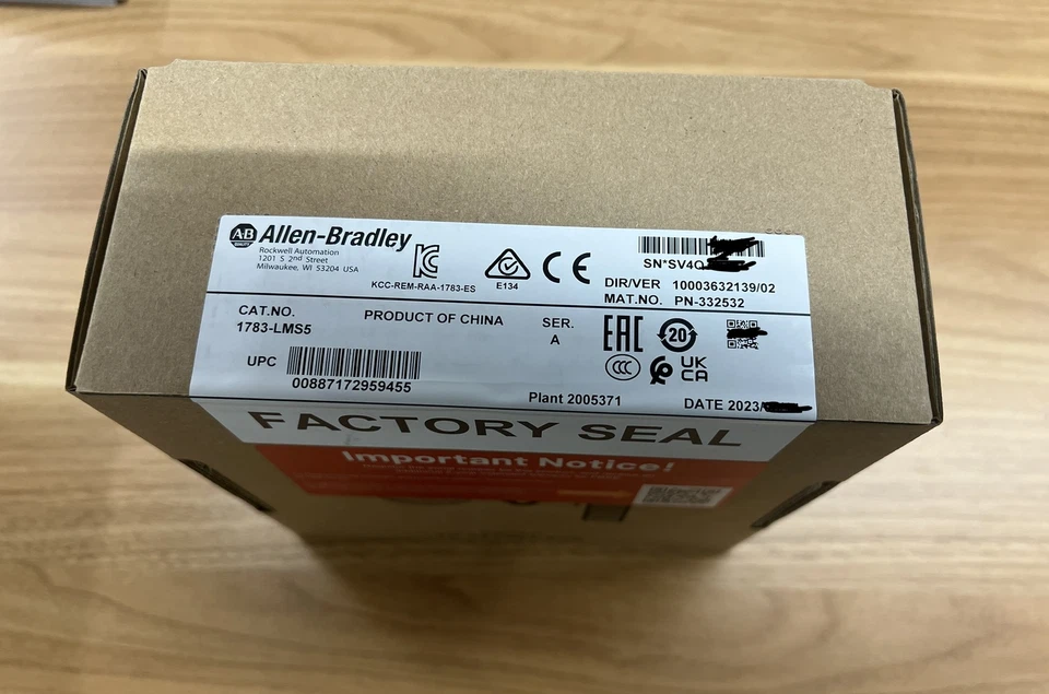 1783-LMS5 Series B Stratix 2500 Ethernet Switch Lightly Managed 5-Port Sealed - Image 1 of 1