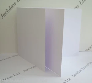 20 Greeting Cards Blank White Single Fold 240gsm 200x200mm AM015 Cardmaking - Picture 1 of 1