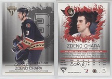 2003-04 Pacific Private Stock Titanium Hobby Jersey Number /150 Zdeno Chara #71
