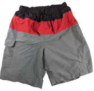 Trader Bay Swim Trunks Men's M Mesh Lined Casual Beach Swimming Shorts Active - Picture 1 of 7