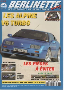 BERLINETTE MAG 78 JIDE ALPINE V6 TURBO PORSCHE 911 CARRERA 3.2 A110 SILHOUETTE - Bild 1 von 2