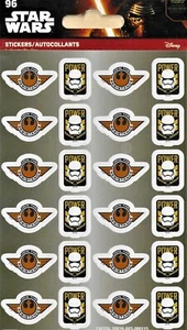 STAR WARS STICKER SHEET SET 96pc RESISTANCE & power of the First Order The Rev's - Picture 1 of 21