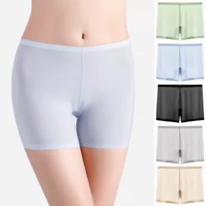 Women Slip Shorts for Under Dresses Seamless Safety Boyshorts Pants Underwear US - Picture 1 of 28