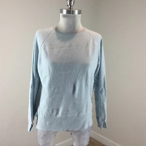 Love Cashmere Brand M sweater Anthropologie Light Blue Excellent Italy boho Cute - Picture 1 of 5