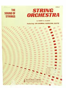 The Sound of Strings String Orchestra Viola featuring an Animal Survival Suite - Picture 1 of 5