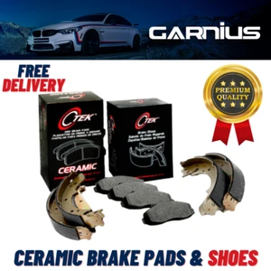 Premium Front Brake Disc Pads Rear Drum Shoes For Accent 2003-2005 - Bild 1 von 3