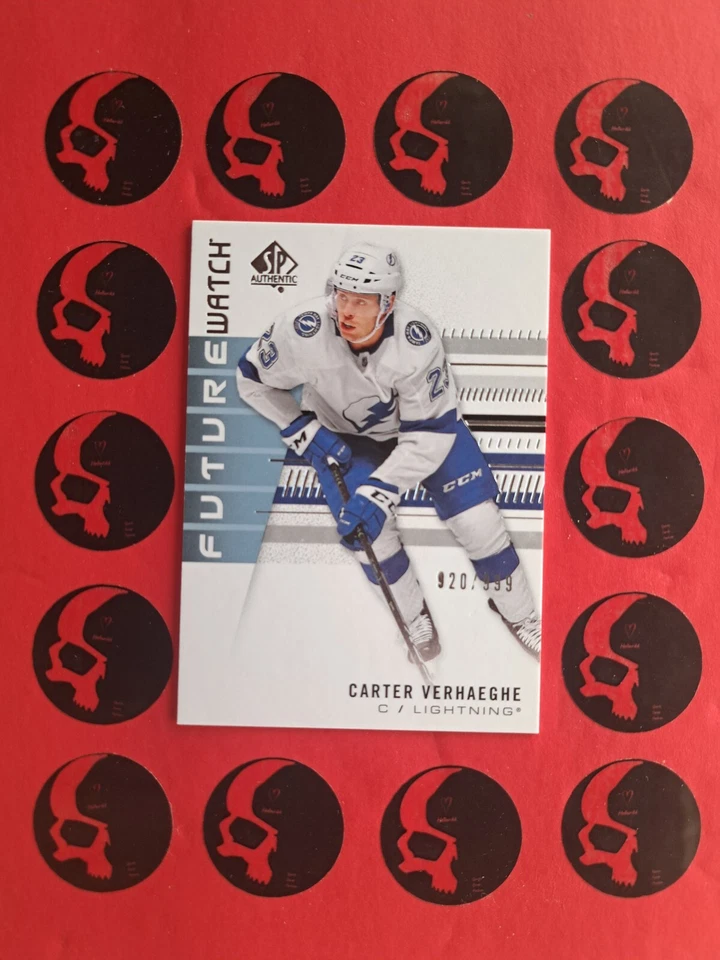 2019-20 Carter Verhaeghe SP Authentic Future Watch Rookie RC #204 - Image 1 of 2