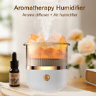 Mini Aromatherapy Machine with LED Light Salt Stone for Household (White)