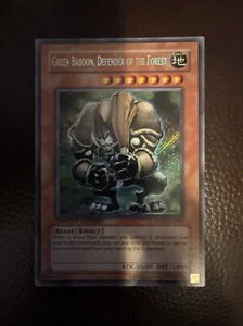 GREEN BABOON, DEFENDER OF THE FOREST RP02-EN099 LIMITED EDITION - Picture 1 of 2