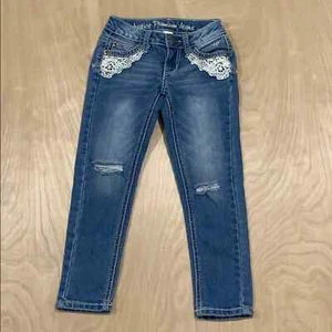 Justice Premium Super Skinny Blue Jeans Size 5R - Picture 1 of 7