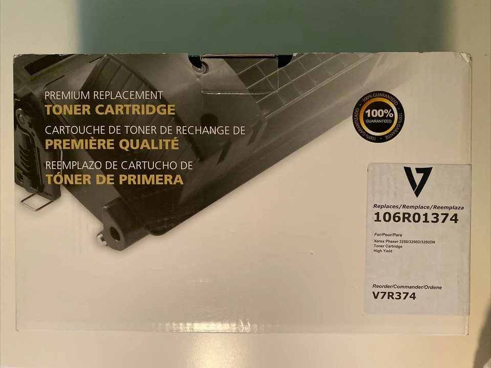 V7 TONER V7R374  5000PG YIELD Lazer Black - Image 1 of 4