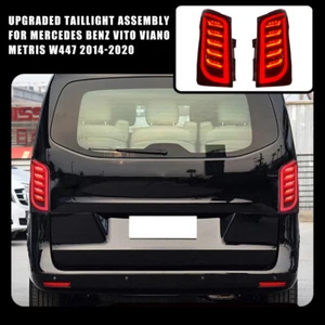 2PCS LED Tail Lights Brake Lamps For Mercedes Benz VITO Viano Metris W447 16-23* - Picture 1 of 11