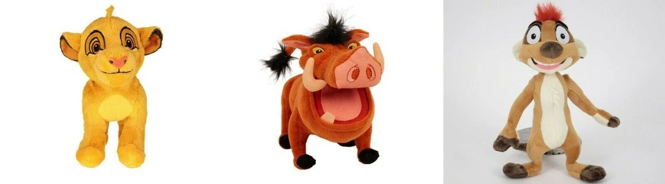 Disney Lion King 18 cm Plush Simba, Timon & Pumbaa – Soft Toy Assortment New - Image 1 of 1