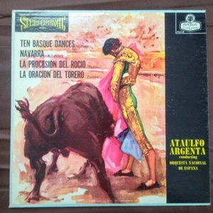 Argenta - Guridi / Turina / Albeniz LP ~ NM- London Stereo Original ~ Blue back - Imagen 1 de 3