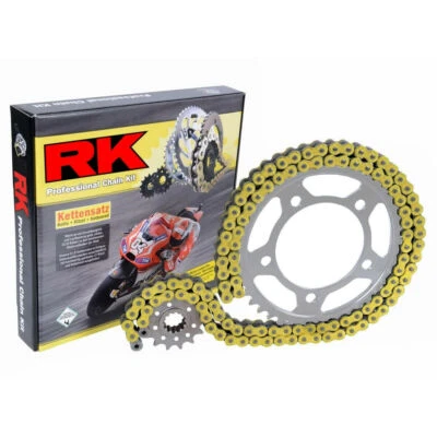 Kit trasmissione catena 13 49 RK 520 MXZ5 per Suzuki 250 RM 1982-2012 - Immagine 1 di 4