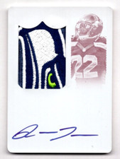2012 National Treasures Printing Plate Robert Turbin Patch Autograph 1/1 A34 385