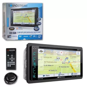 Soundstream VRN-65HB 2DIN 6.2" LCD Car GPS NAVI DVD CD Receiver with Bluetooth - Picture 1 of 2