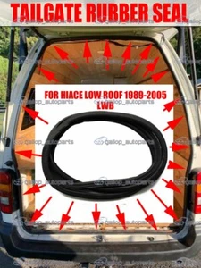 Rear Body Tailgate Seal for Toyota Hiace Low Roof 1990-2004 LH103 LH113 RZH103 - Picture 1 of 2