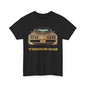 Gold 1979 1980 1981 Firebird Trans Am Gift Unisex Heavy Cotton Tee T - Picture 1 of 6