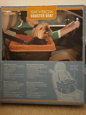 Kurgo-CHIEN-LAPIN-chat (Sky Box Booster Seat Orange Noir & Beige) • 69.61€