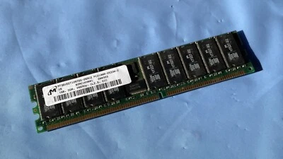1GB Micron MT36VDDT12872G-265C2 PC2100R 266MHz DDR1 ECC Registered Server Memory - Image 1 of 3