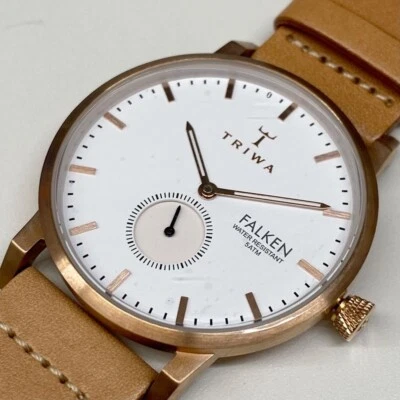 Reloj Pulsera TRIWA Cinturón Cuero FAST101-CL010614 38mm Batería Nueva Foto 1 de 4