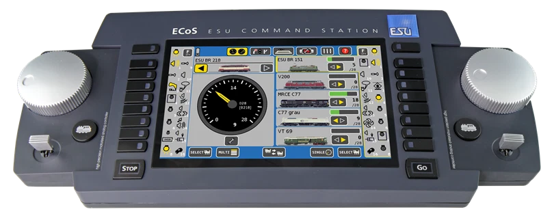 ESU 50220 - ECoS 2.5 Zentrale 6A 7 TFT Display 150W inkl. Netzteil - Bild 1 von 1