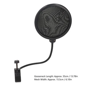 Autoteile Mikrofon-Pop-Filter Flexibler Schwanenhals Stabile Basis Effektive - Bild 1 von 24