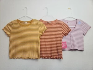 NWT! Heart Hips & Bella Seamless Lot (3) Cropped Tops Size Small - Picture 1 of 10