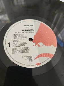 Hurricane Slave to the Thrill - Vinyl / LP 1990, ENVLP 1004 OHNE HÜLLE - Bild 1 von 2