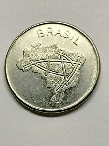 1984 Brazil 10 Cruzeiros XF+ #5631 - Picture 1 of 2