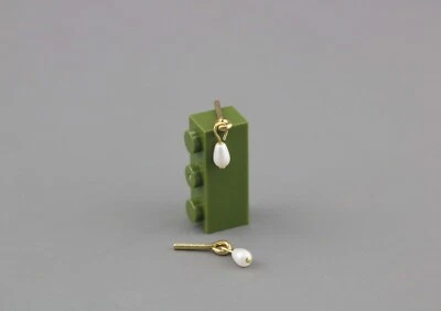 2pcs 1.26mm metal posts Ear Studs for 14 - 18 inch American girl Doll Earrings