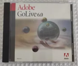 Adobe GoLive 6.0 for Windows, Activation Key Sticker Education Version - Picture 1 of 3