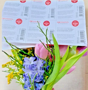 450 x Stück Rossmann ( DM + Müller ) Coupon 10 %% Einkauf Sparen bis 31 05 2025 - Bild 1 von 10