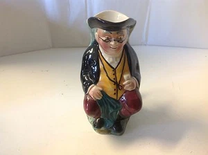 Staffordshire Parson John Toby Krug handbemalt kürzer & Sohn England - Bild 1 von 6