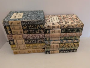Reprint Society Books Lot Of 16 Vintage Hardback Novels Colorful Decor Staging - Picture 1 of 17
