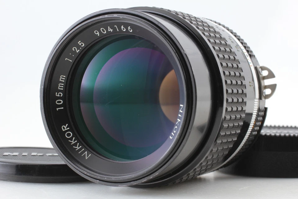 [Near MINT+] Nikon Ai-s Ais Nikkor 105mm F2.5 MF Telephoto Prime Lens From JAPAN - Image 1 of 4