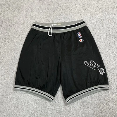 San Antonio Spurs Shorts Mens L Champion Vintage Made USA Basketball NBA 90s - Image 1 of 4