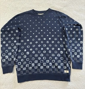 Vans Sweater Mens Size Medium Blue Long Slevee - Picture 1 of 6