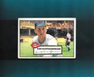 KEINE KNICKE! KEN RAFFENSBERGER-CINCINNATI REDS! 1952 Topps # 118 - Bild 1 von 2